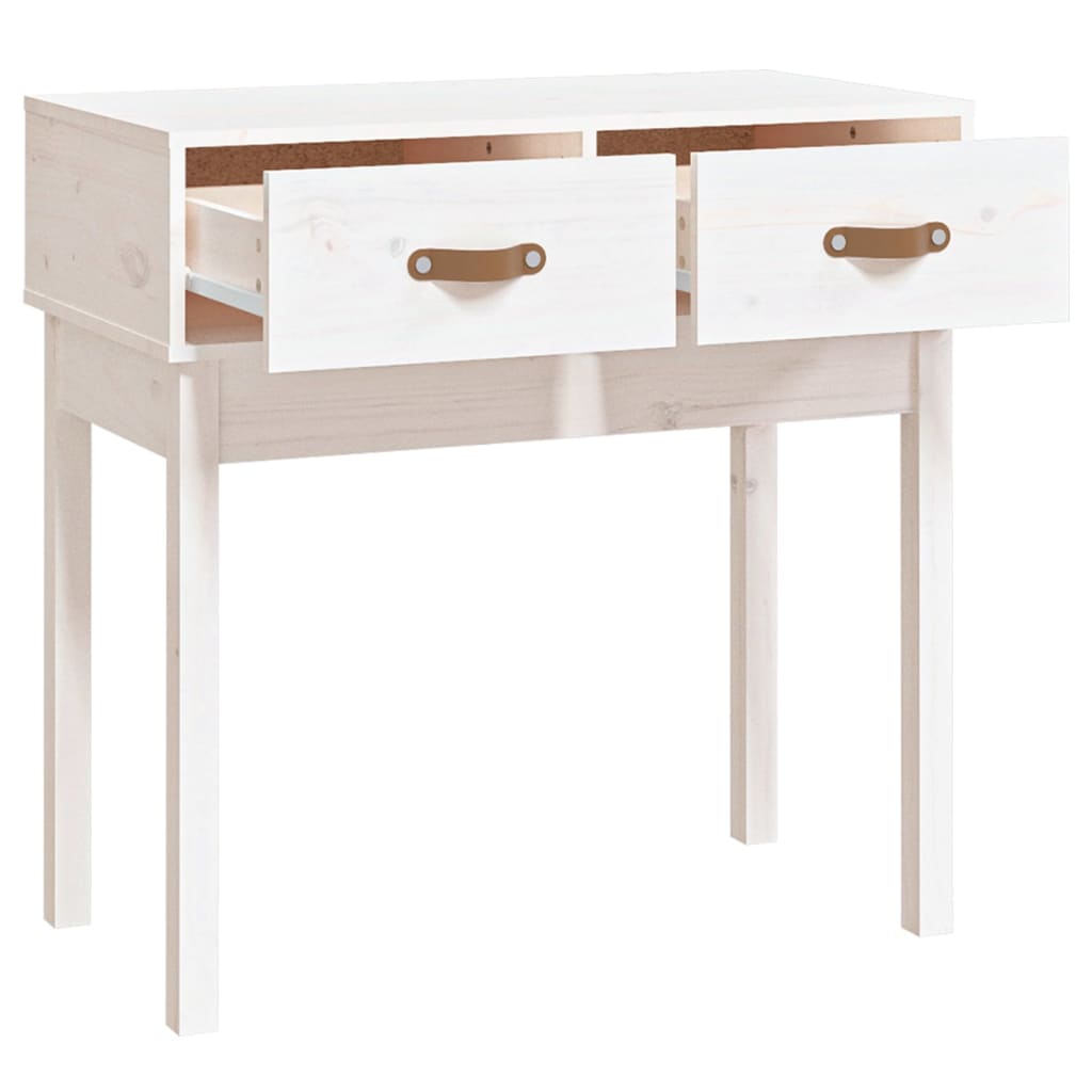 Table murale 76,5x40x75 cm en bois de pin massif