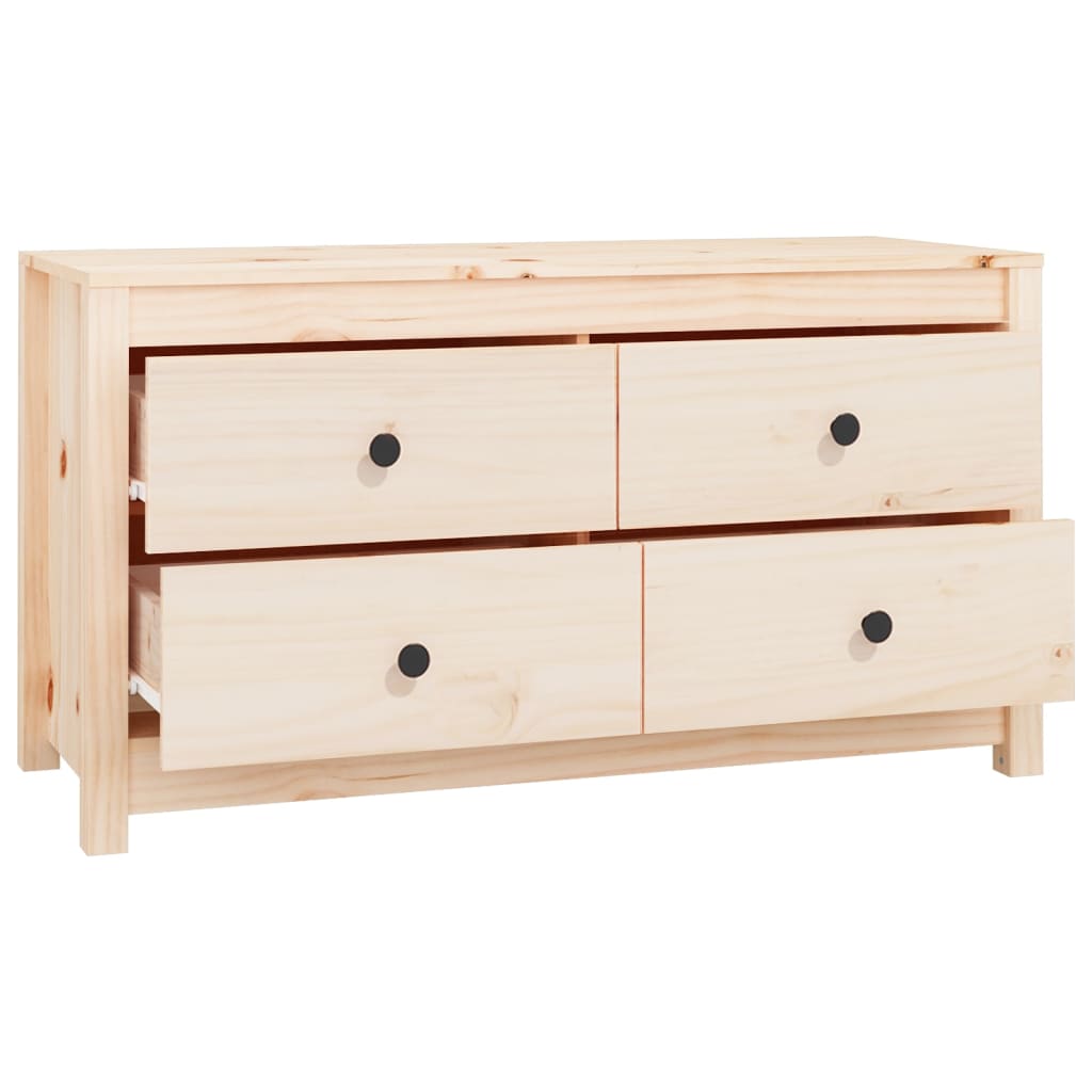 Buffet 100x40x72 cm en bois de pin massif