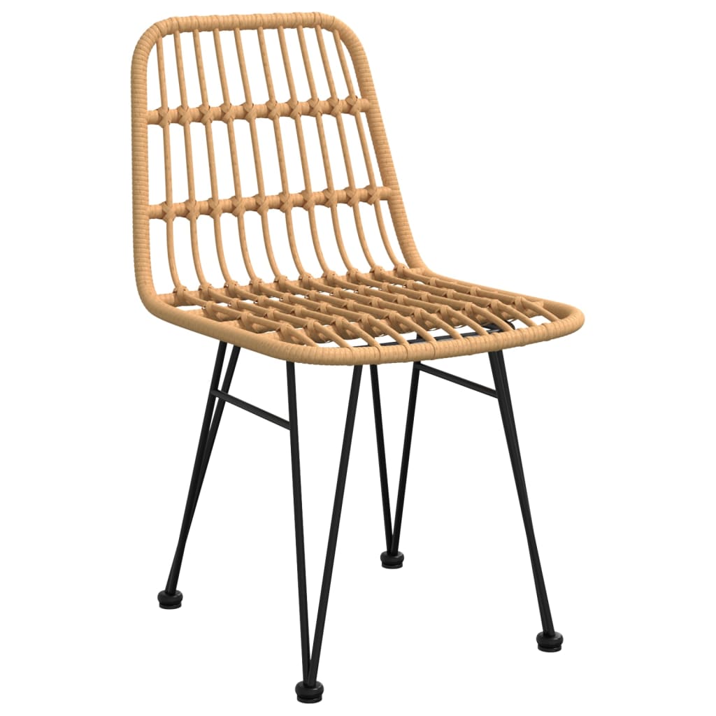 Tuinstoelen 2 st 48x62 84 cm PE rattan