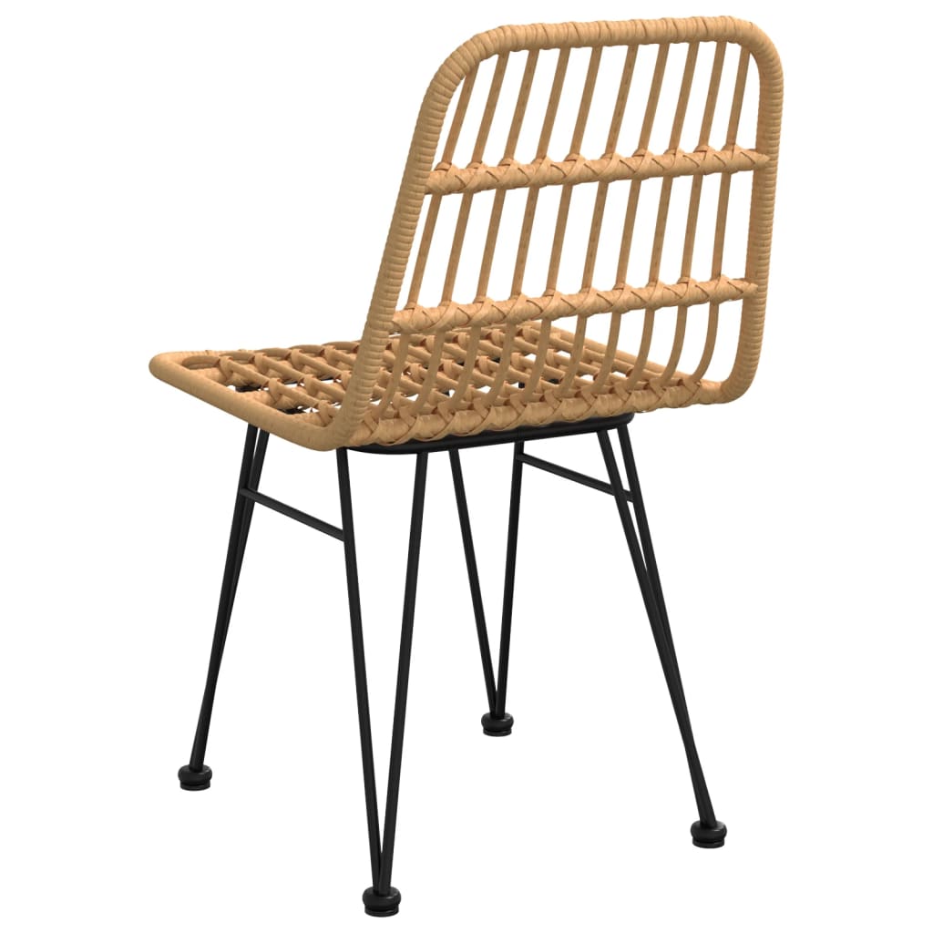 Tuinstoelen 2 st 48x62 84 cm PE rattan