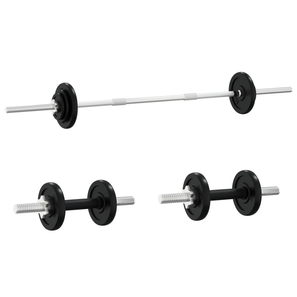 Set d'haltères 30 kg en fonte