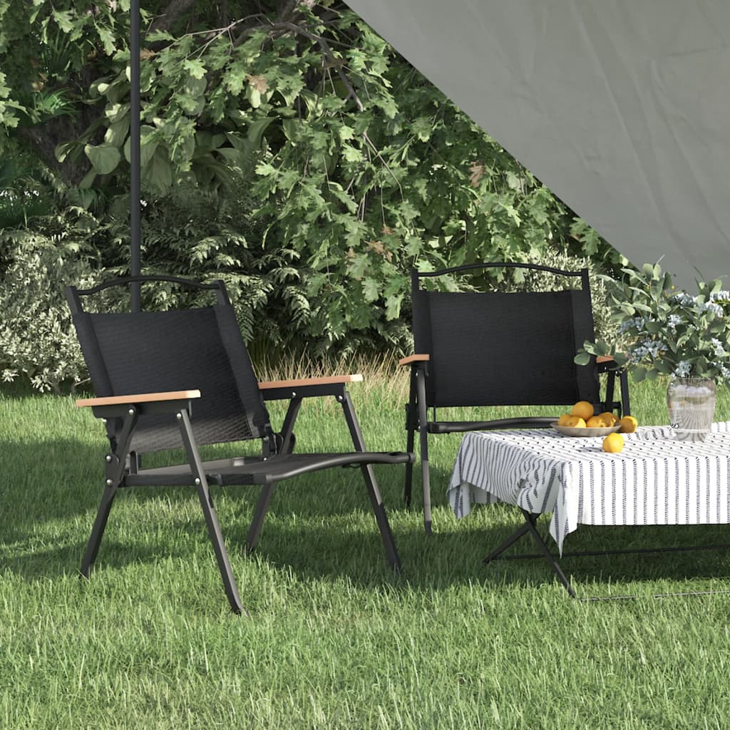 Chaises de camping 2 pcs 54x55x78 cm tissu oxford