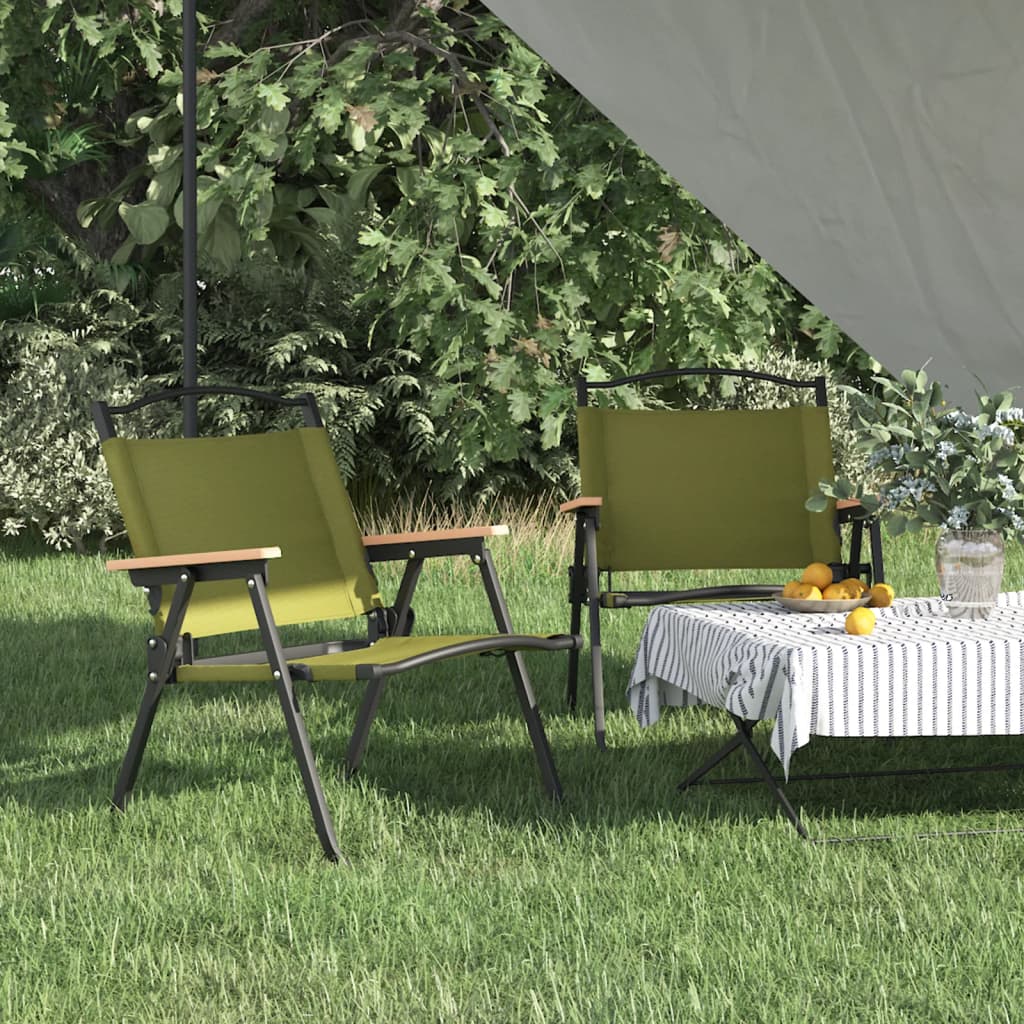 Chaises de camping 2 pcs 54x55x78 cm tissu oxford