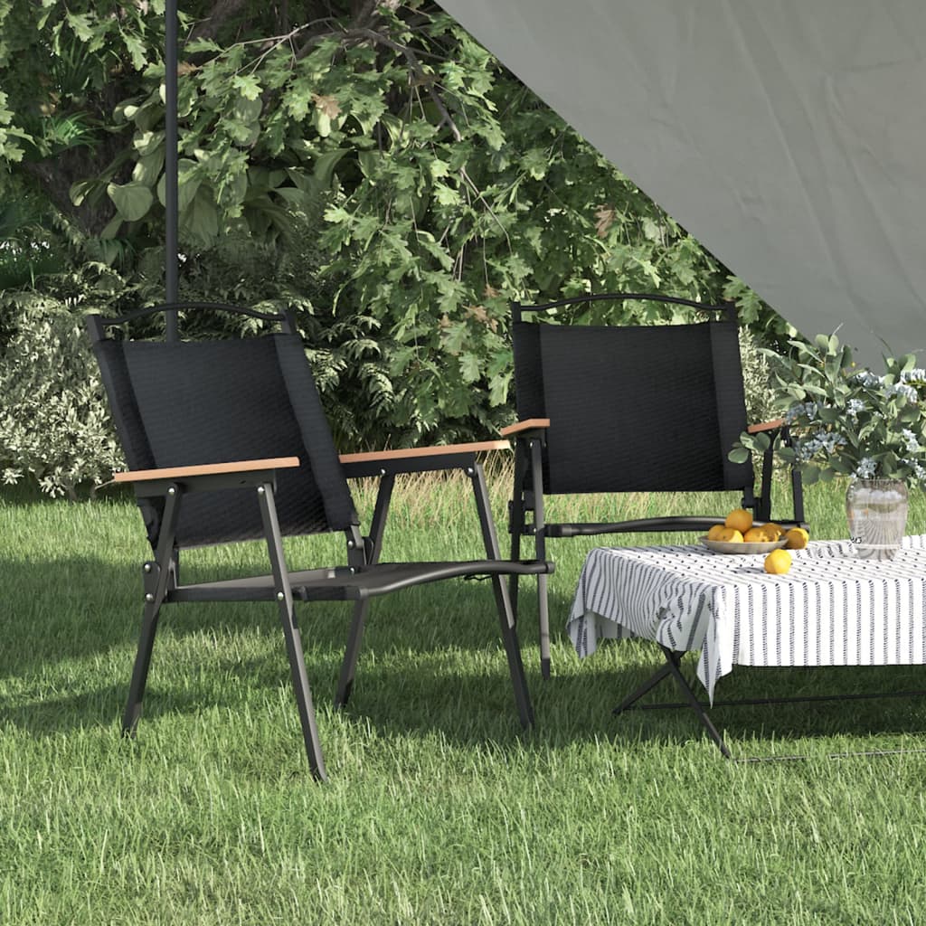 Chaises de camping 2 pcs 54x55x78 cm tissu oxford