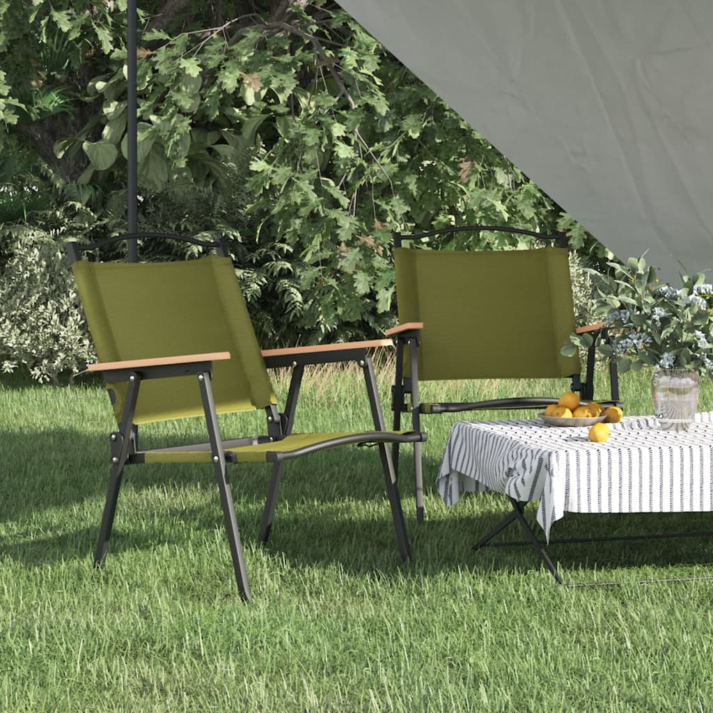 Chaises de camping 2 pcs 54x55x78 cm tissu oxford