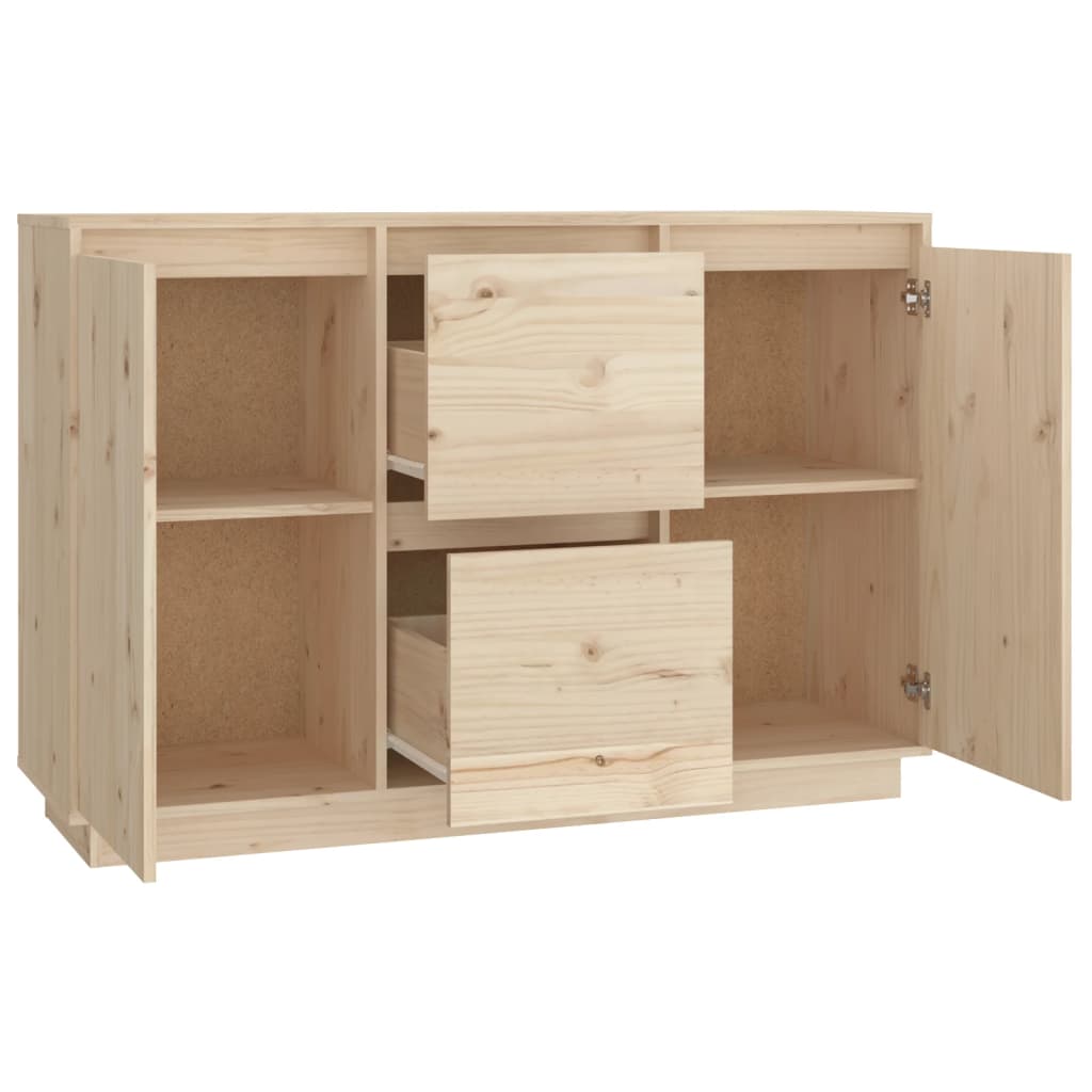 Dressoir 111x34x75 cm massief grenenhout