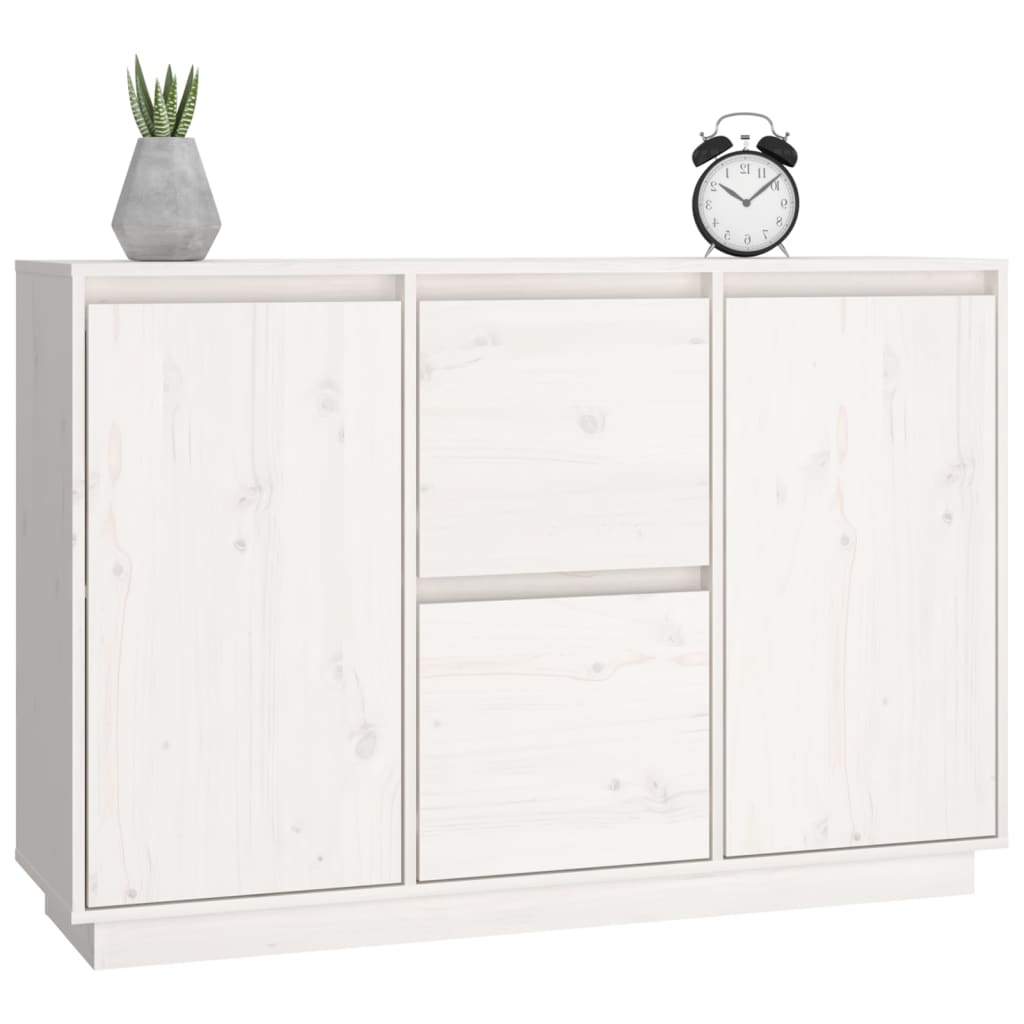 Dressoir 111x34x75 cm massief grenenhout