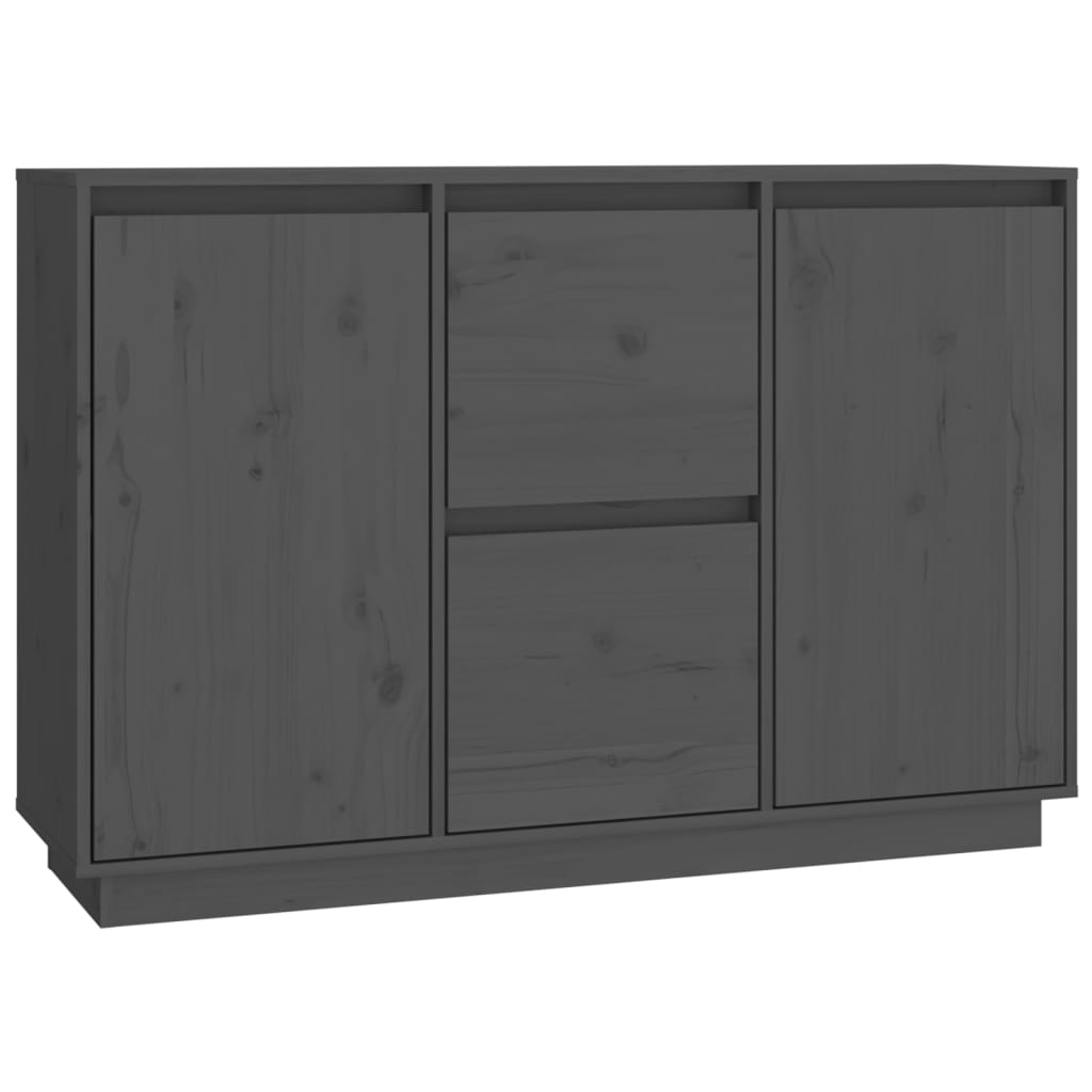 Dressoir 111x34x75 cm massief grenenhout