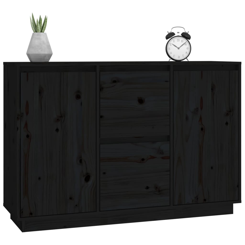 Dressoir 111x34x75 cm massief grenenhout