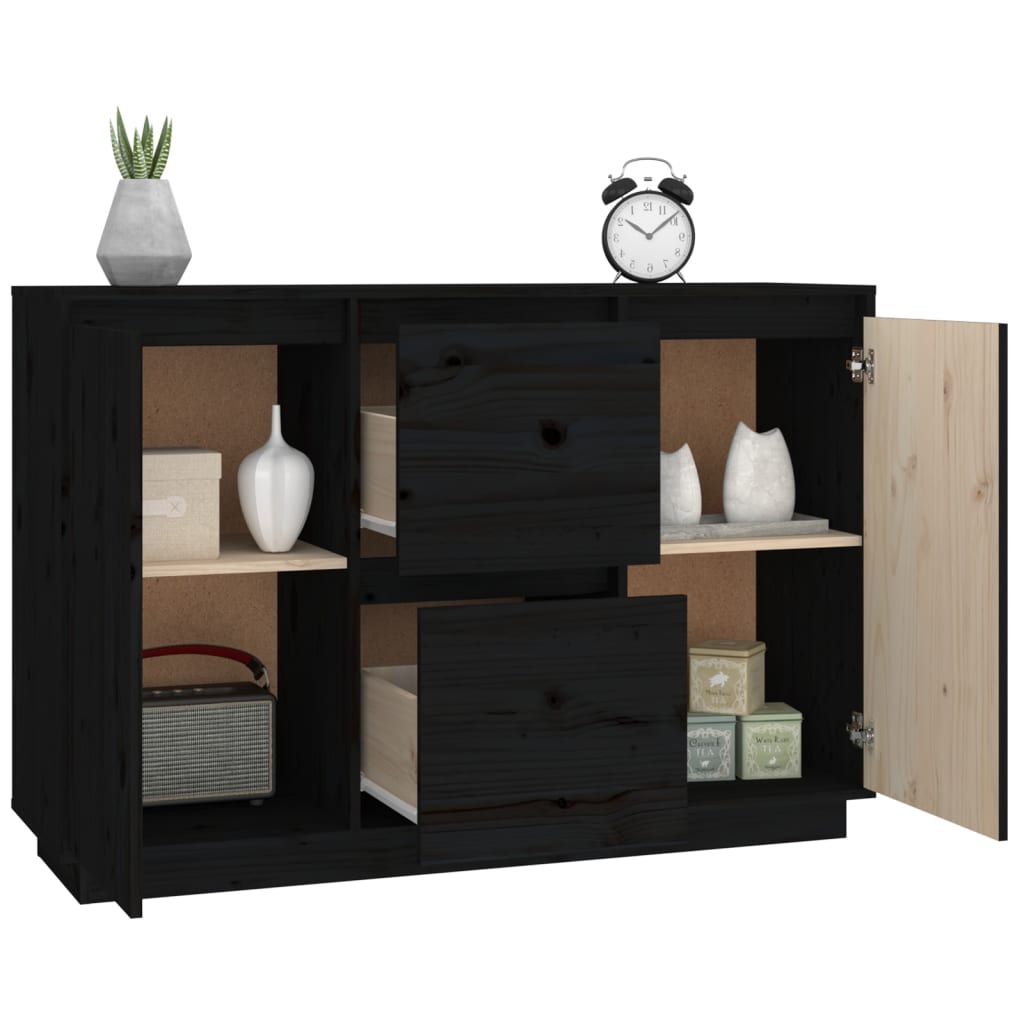 Dressoir 111x34x75 cm massief grenenhout