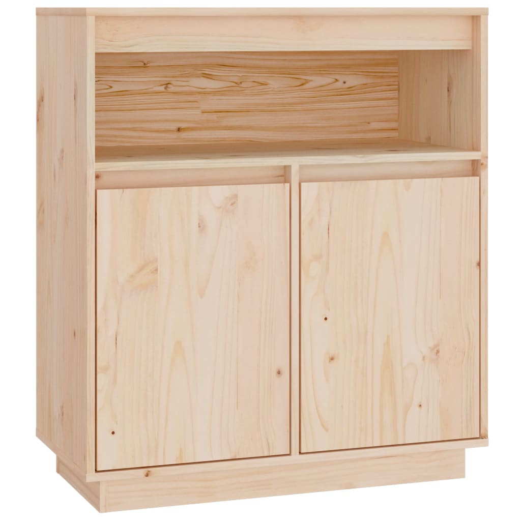 Buffet 70x34x80 cm en bois de pin massif