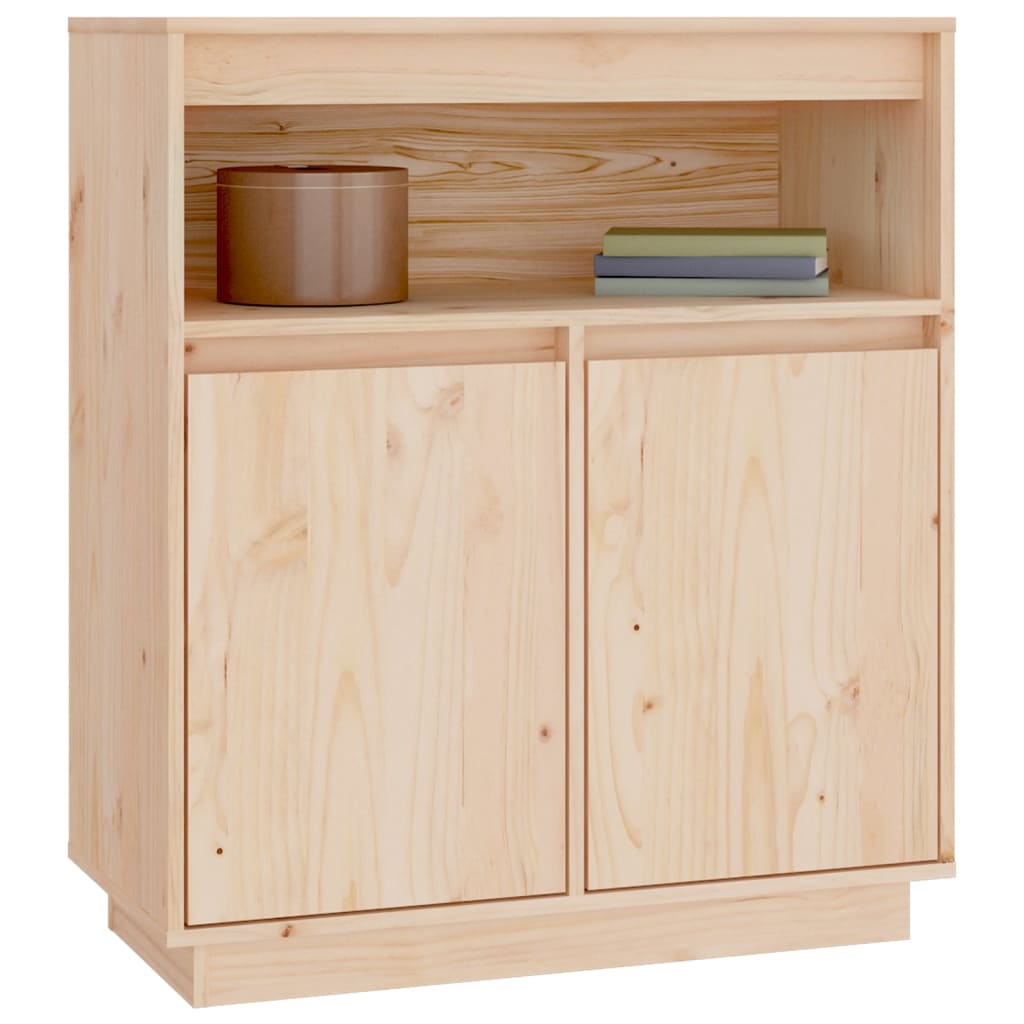 Buffet 70x34x80 cm en bois de pin massif