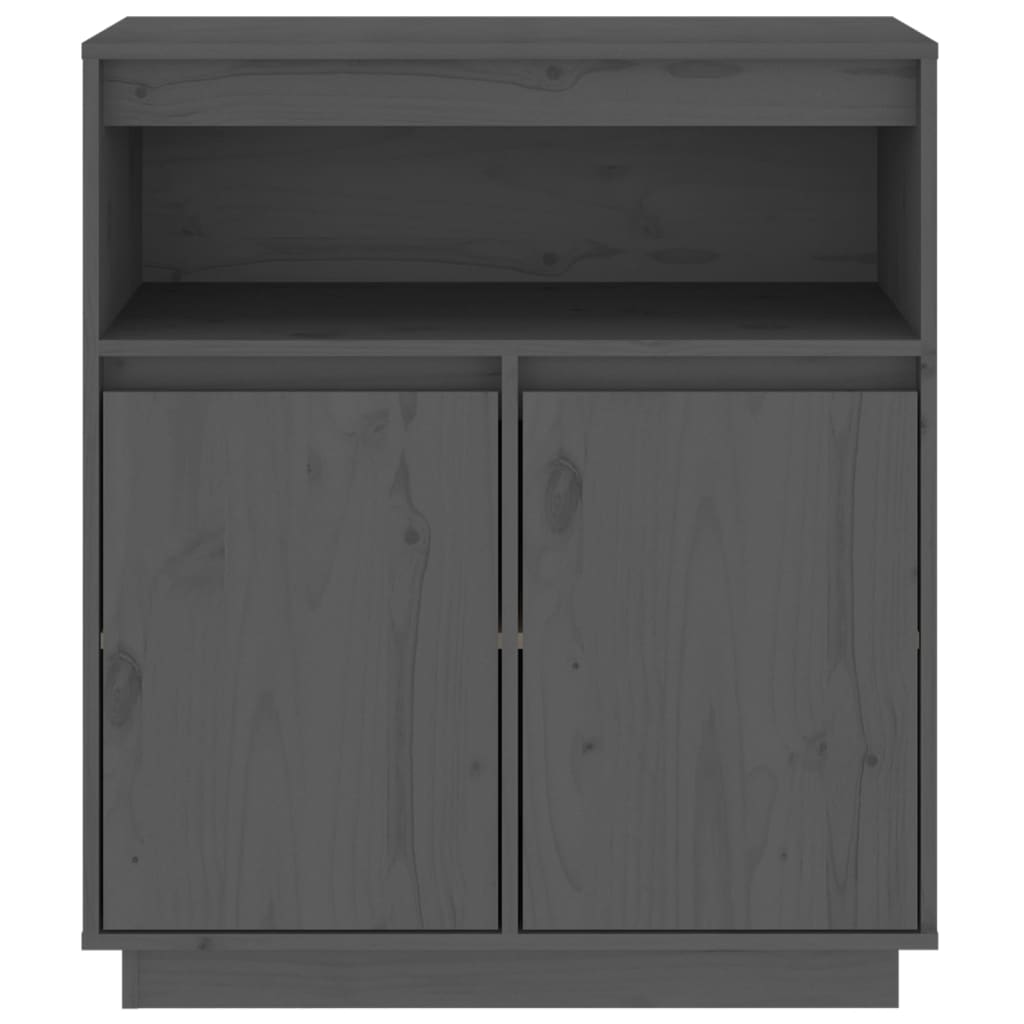 Dressoir 70x34x80 cm massief grenenhout