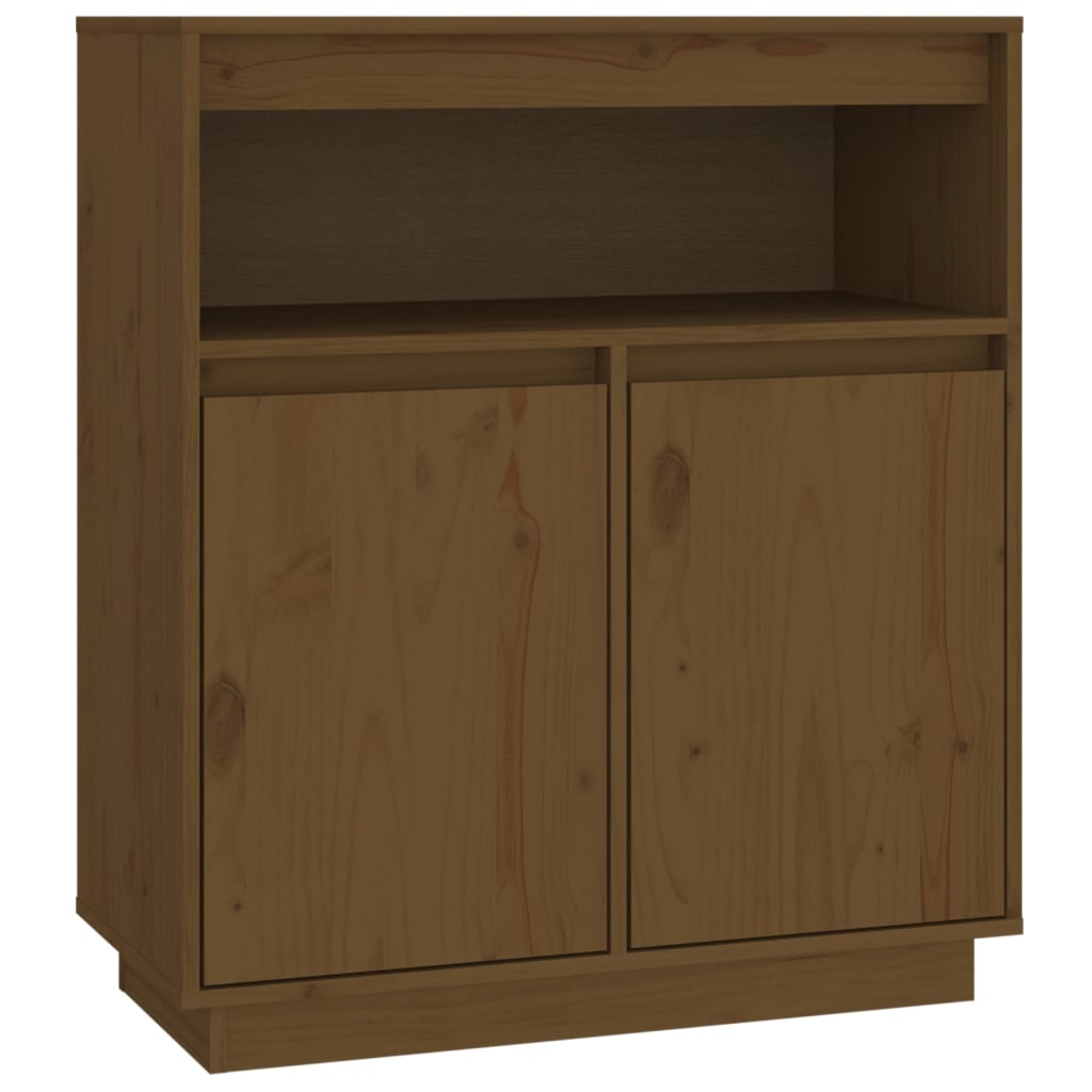 Buffet 70x34x80 cm en bois de pin massif