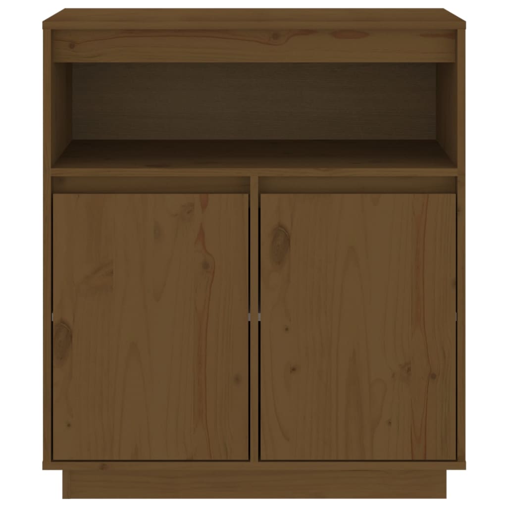 Dressoir 70x34x80 cm massief grenenhout