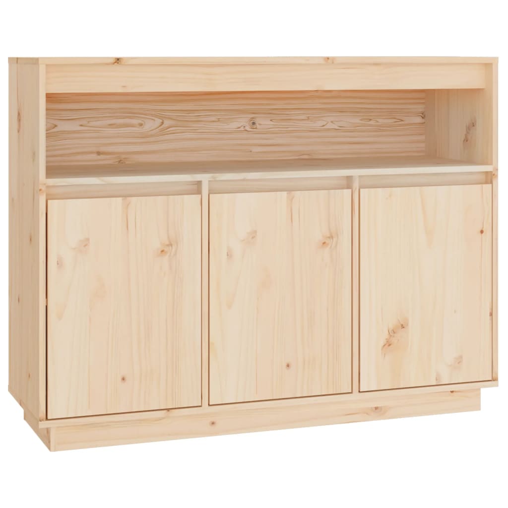 Buffet 104,5x34x80 cm en bois de pin massif