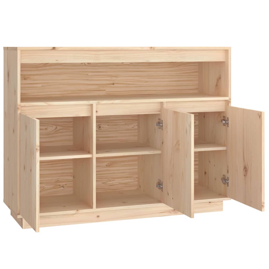 Buffet 104,5x34x80 cm en bois de pin massif