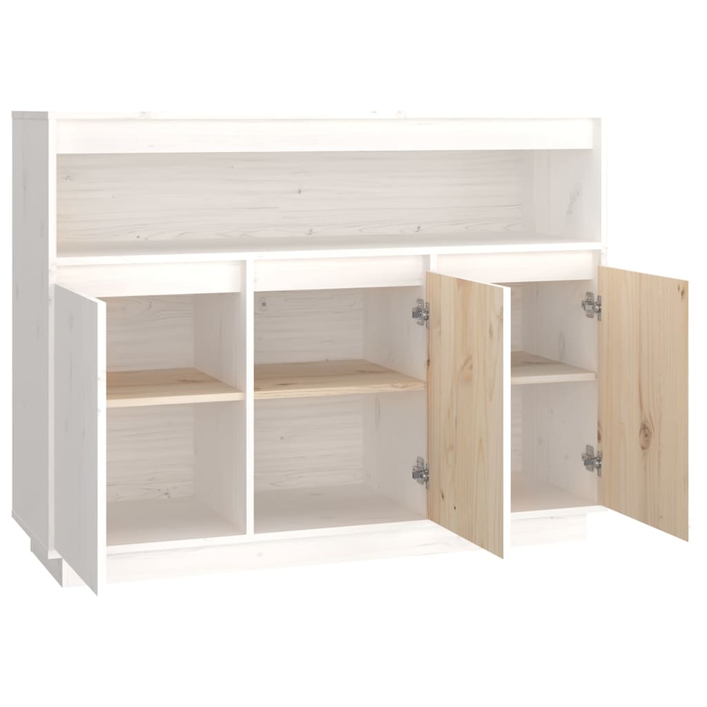 Buffet 104,5x34x80 cm en bois de pin massif