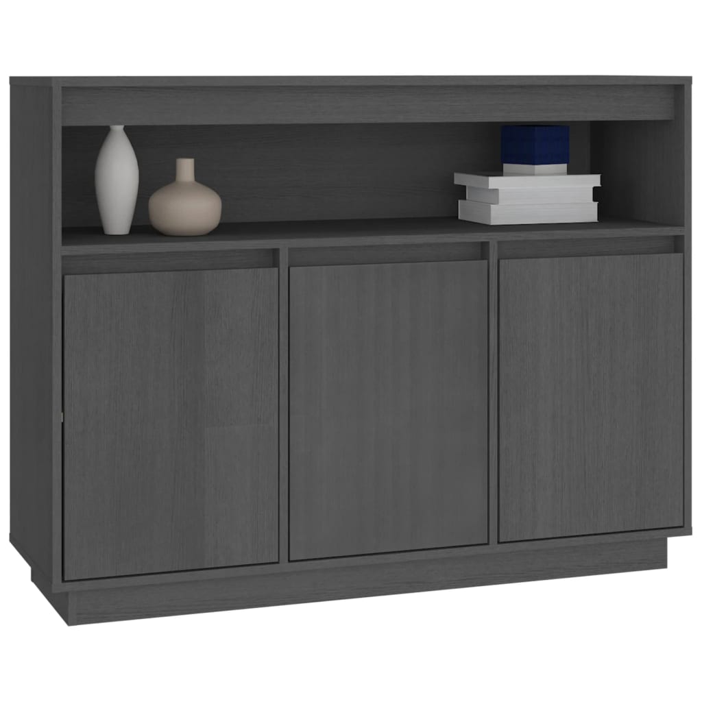 Dressoir 104,5x34x80 cm massief grenenhout