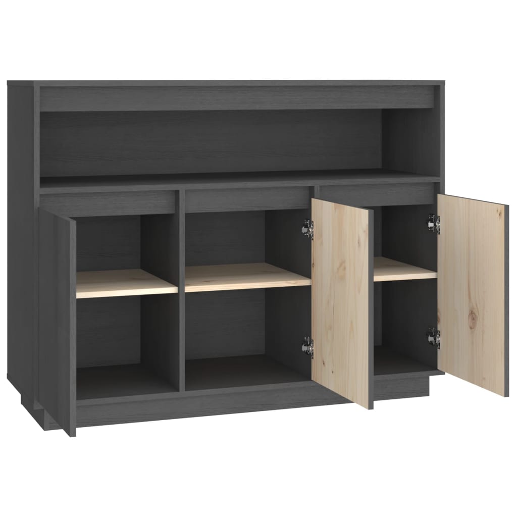 Dressoir 104,5x34x80 cm massief grenenhout