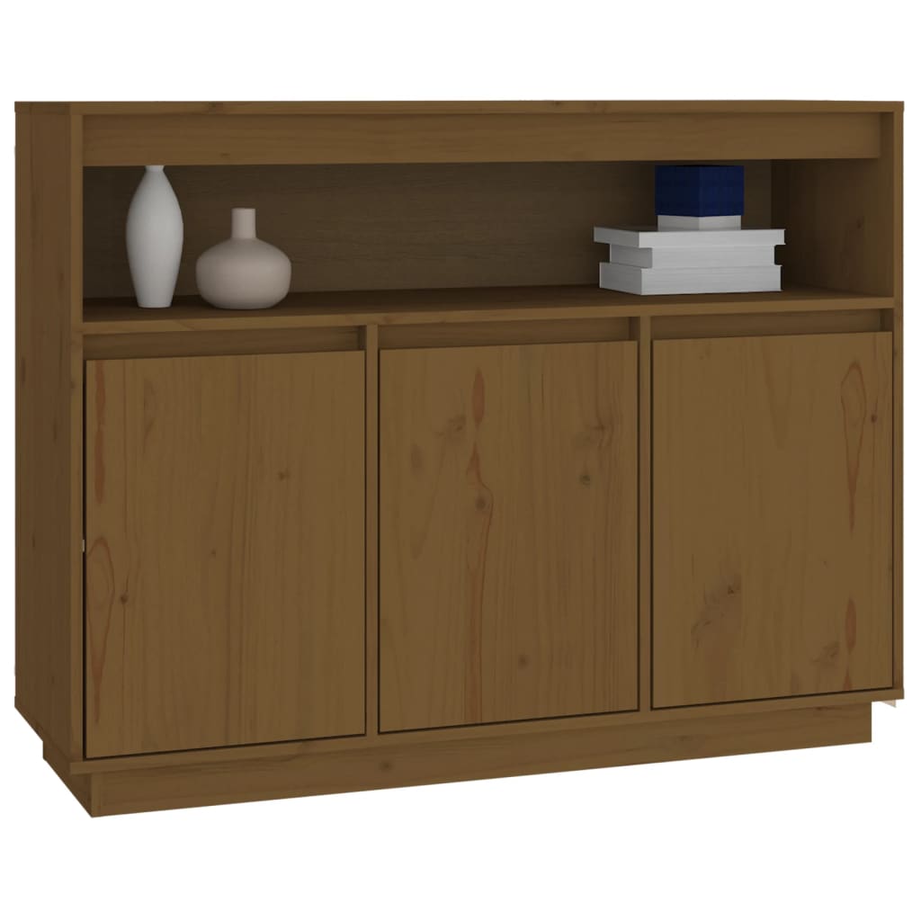 Dressoir 104,5x34x80 cm massief grenenhout