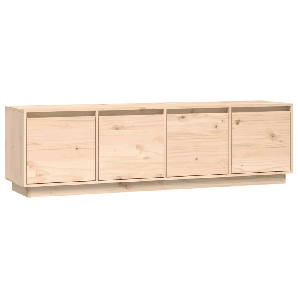 Meuble TV 156x37x45 cm en bois de pin massif