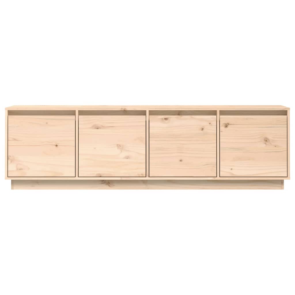 Meuble TV 156x37x45 cm en bois de pin massif