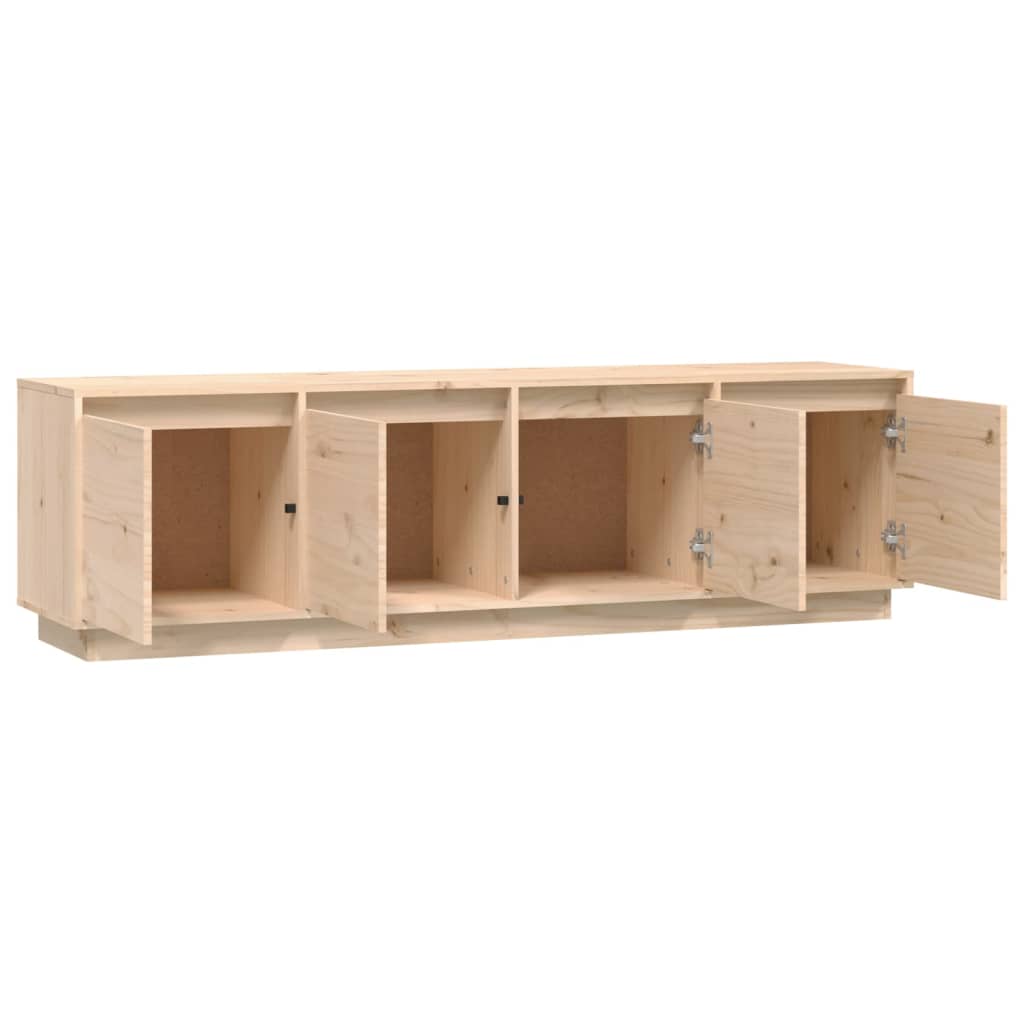 Meuble TV 156x37x45 cm en bois de pin massif