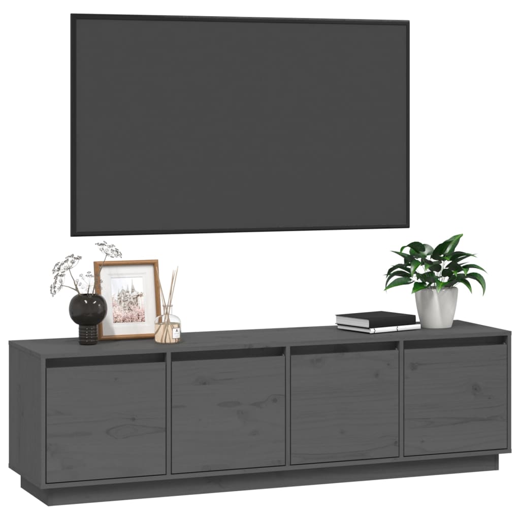 Tv-meubel 156x37x45 cm massief grenenhout