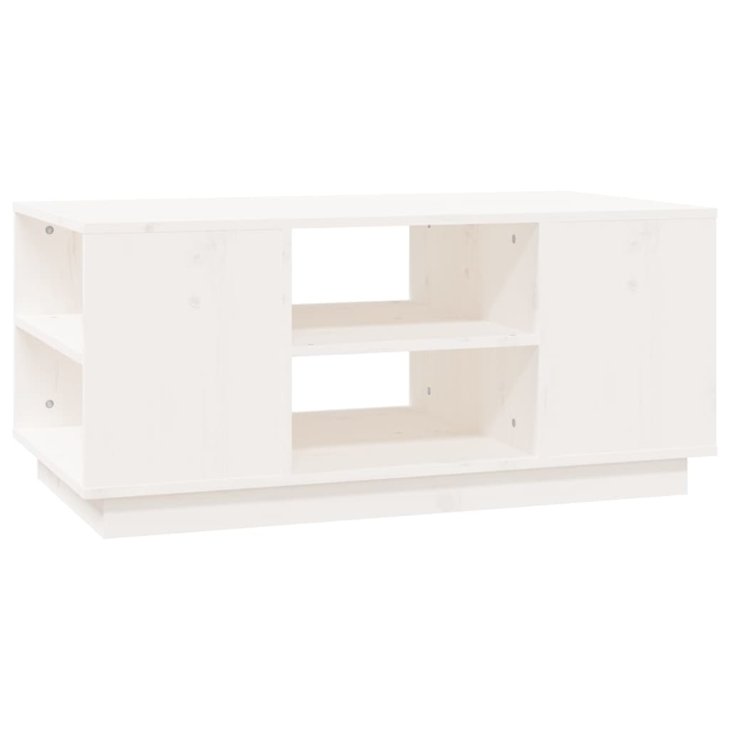 Table basse 90x49x40,5 cm en bois de pin massif