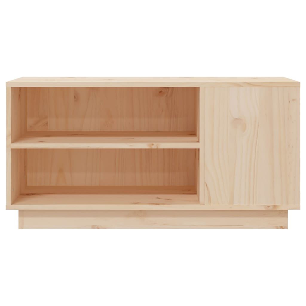 Meuble TV 80x35x40,5 cm en bois de pin massif