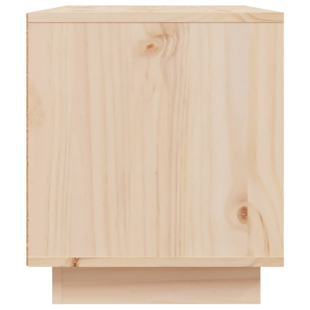 Meuble TV 80x35x40,5 cm en bois de pin massif