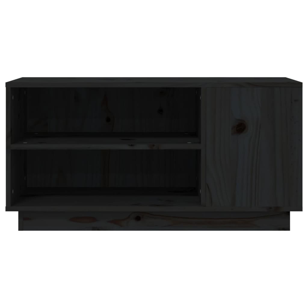 Meuble TV 80x35x40,5 cm en bois de pin massif