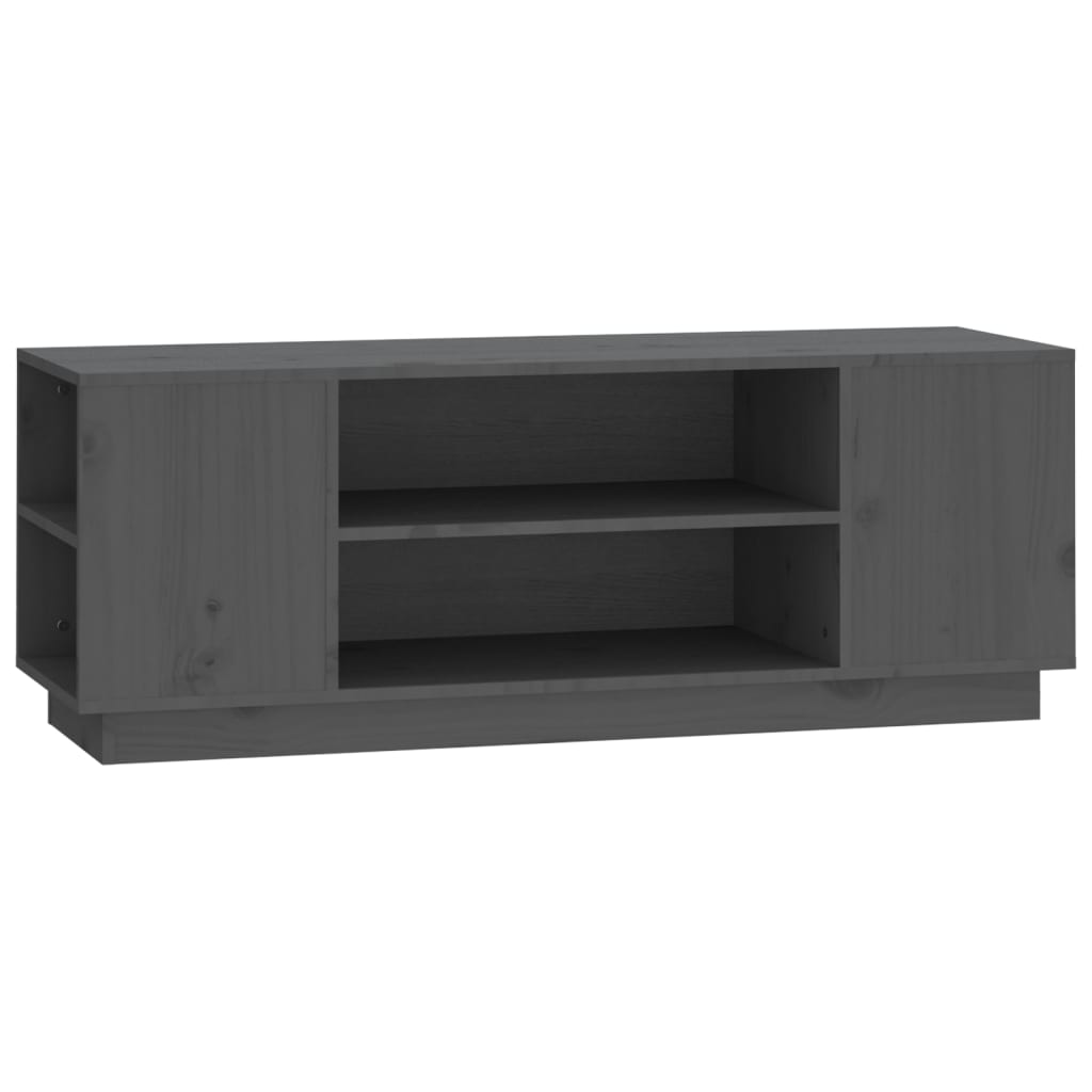 Tv-meubel 110x35x40,5 cm massief grenenhout honingbruin