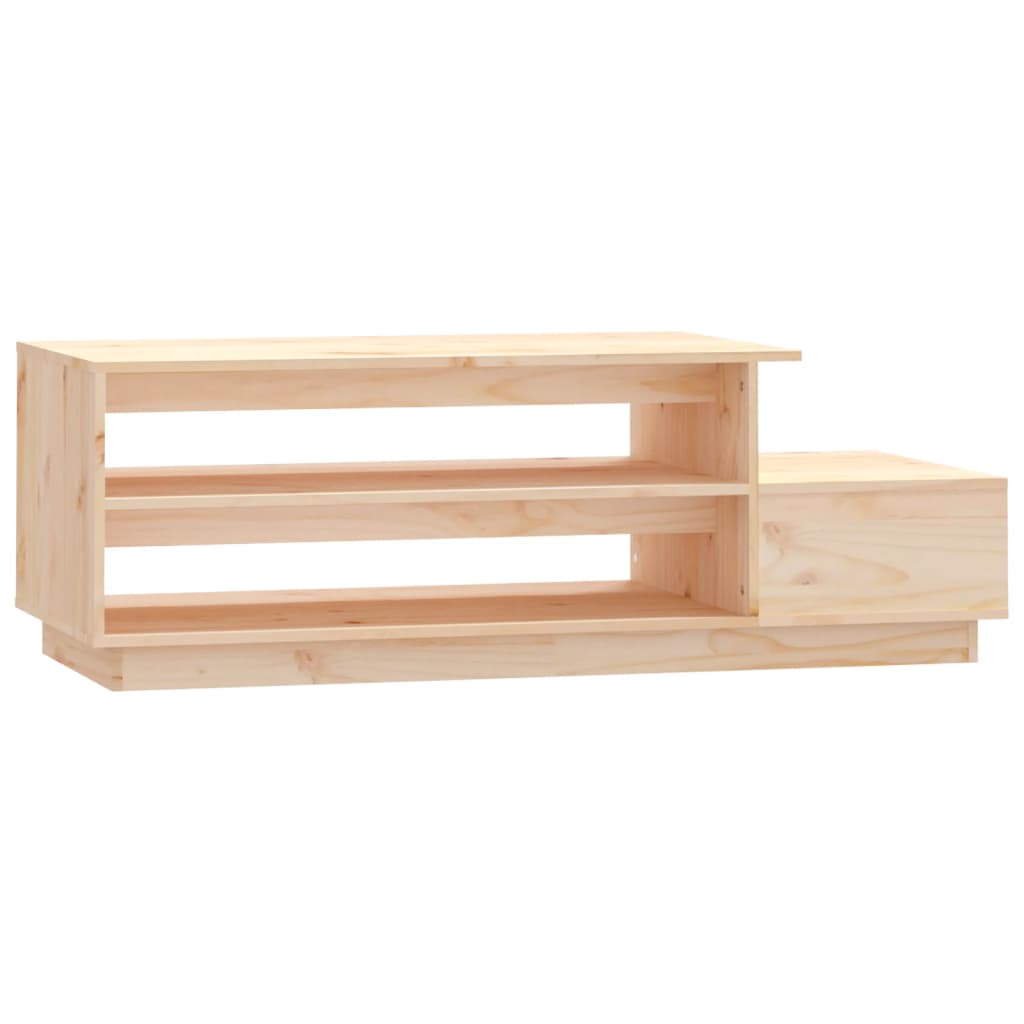 Table basse 120x50x40,5 cm en bois de pin massif