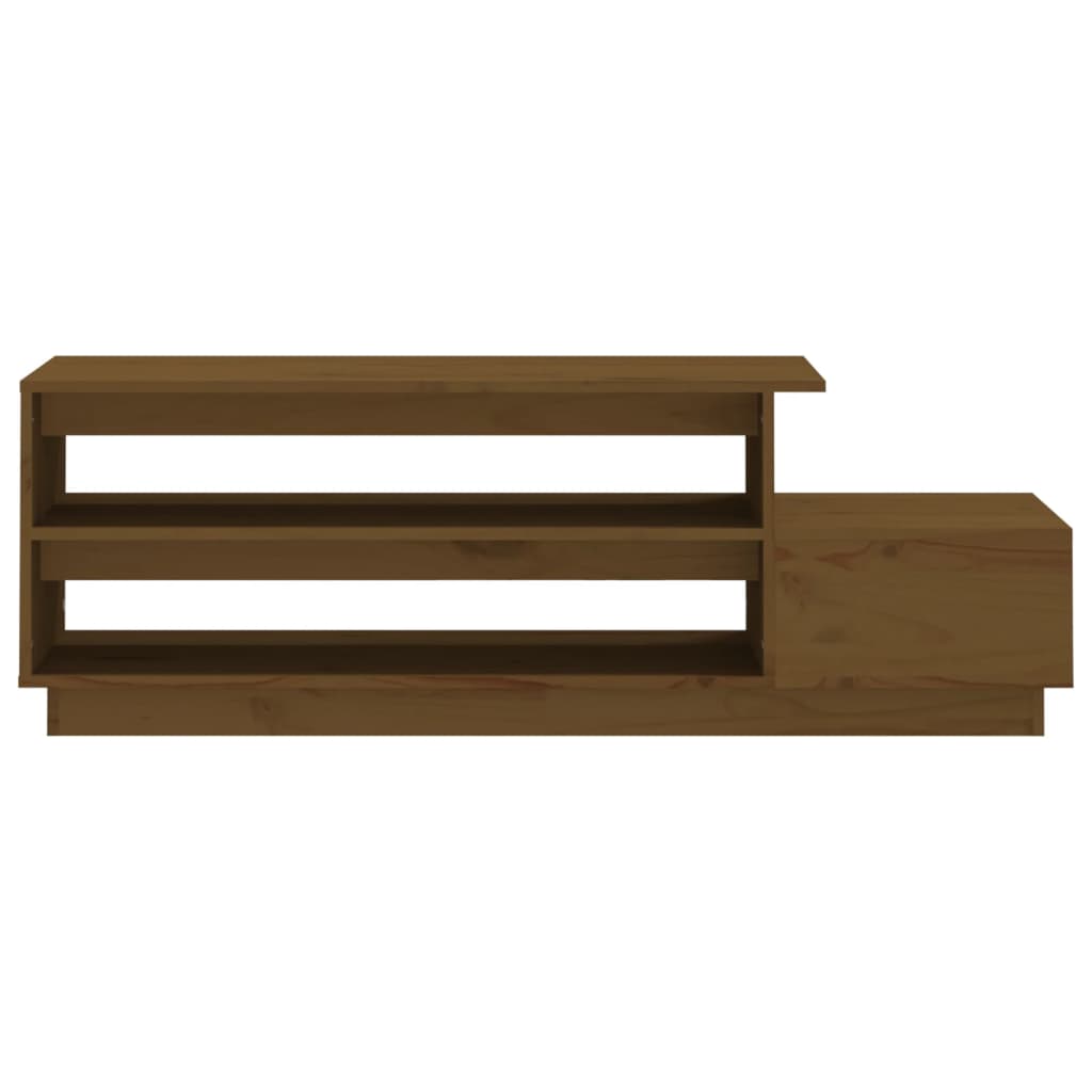 Table basse 120x50x40,5 cm en bois de pin massif