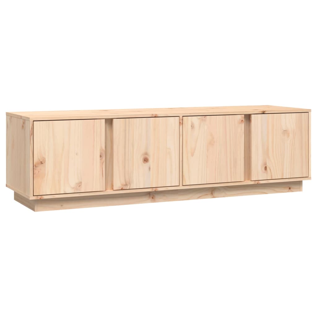 Meuble TV 140x40x40 cm en bois de pin massif