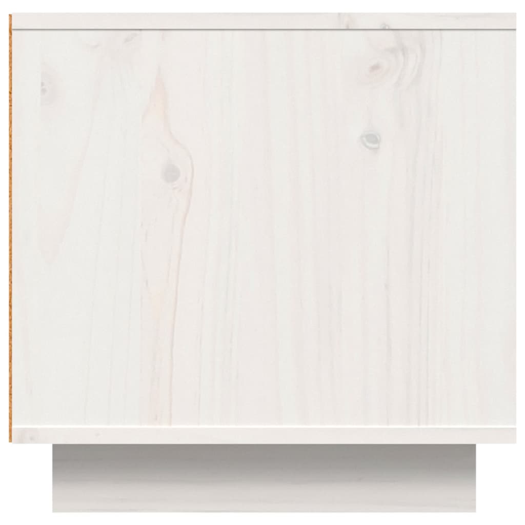 Meuble TV 140x40x40 cm en bois de pin massif