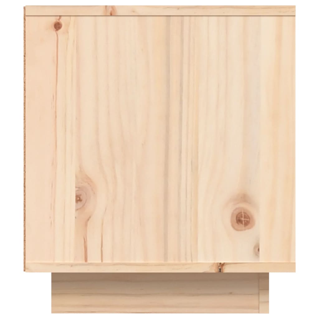 Meuble TV 80x35x40,5 cm en bois de pin massif