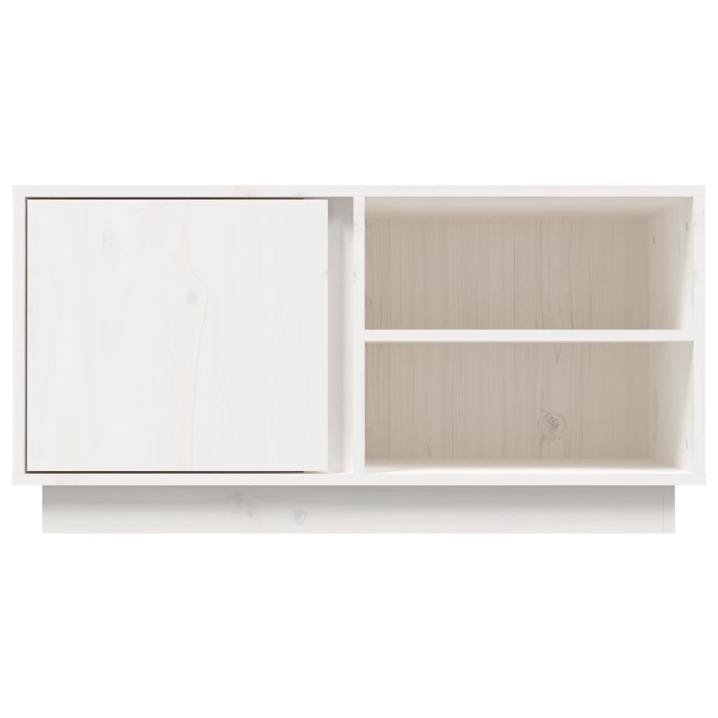 Meuble TV 80x35x40,5 cm en bois de pin massif