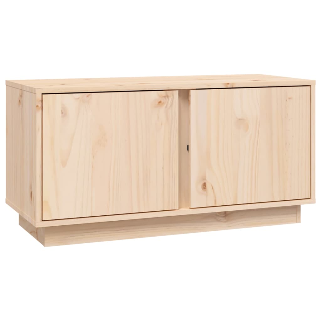 Meuble TV 80x35x40,5 cm en bois de pin massif