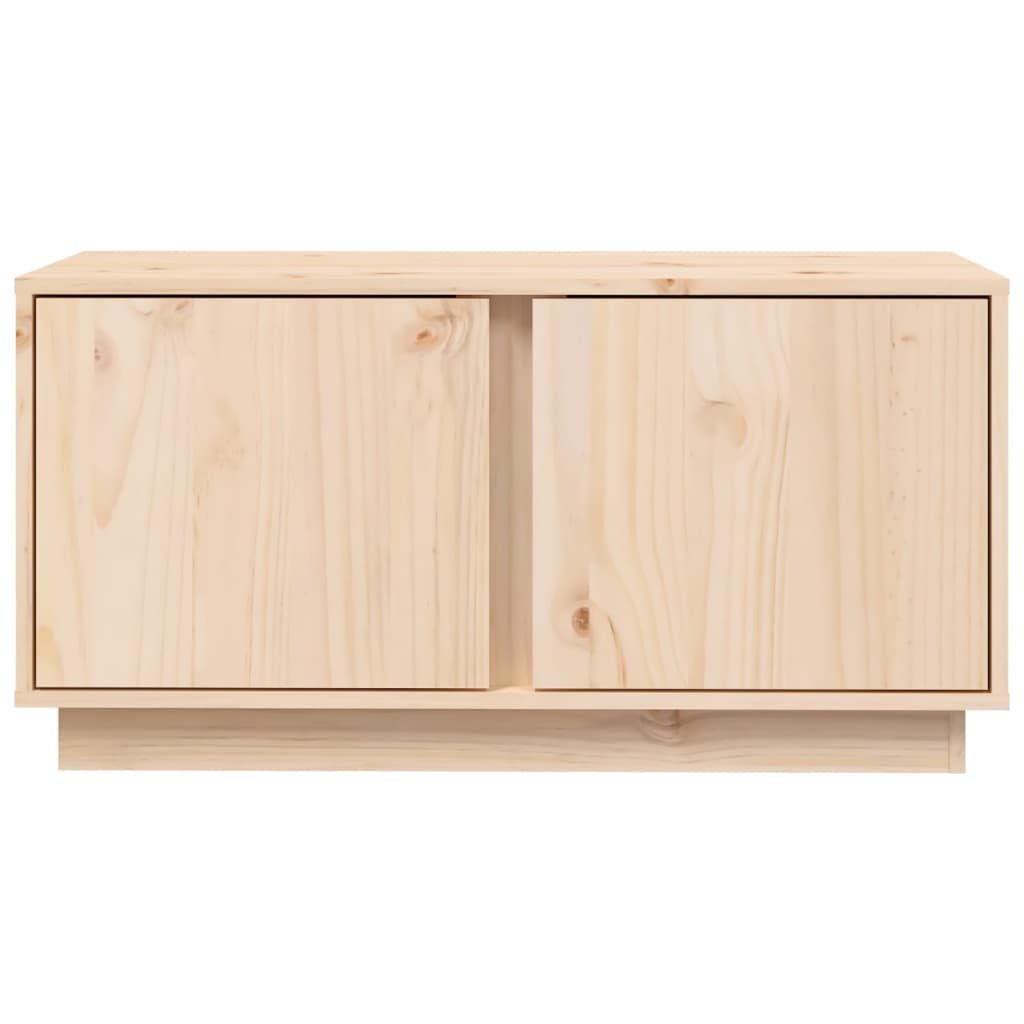 Meuble TV 80x35x40,5 cm en bois de pin massif