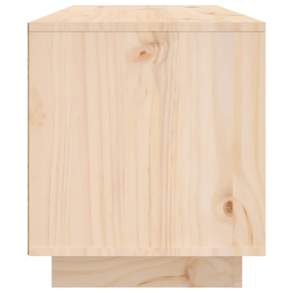 Meuble TV 80x35x40,5 cm en bois de pin massif