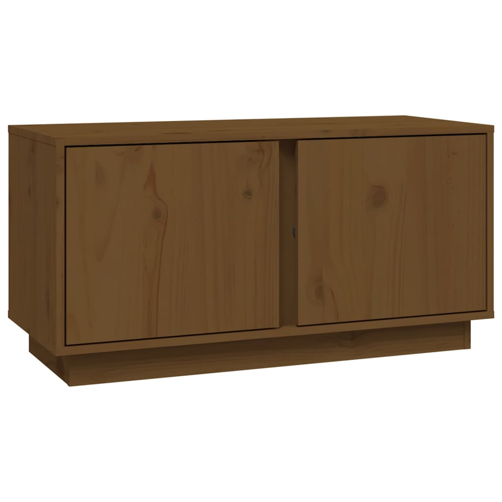 Tv-meubel 80x35x40,5 cm massief grenenhout