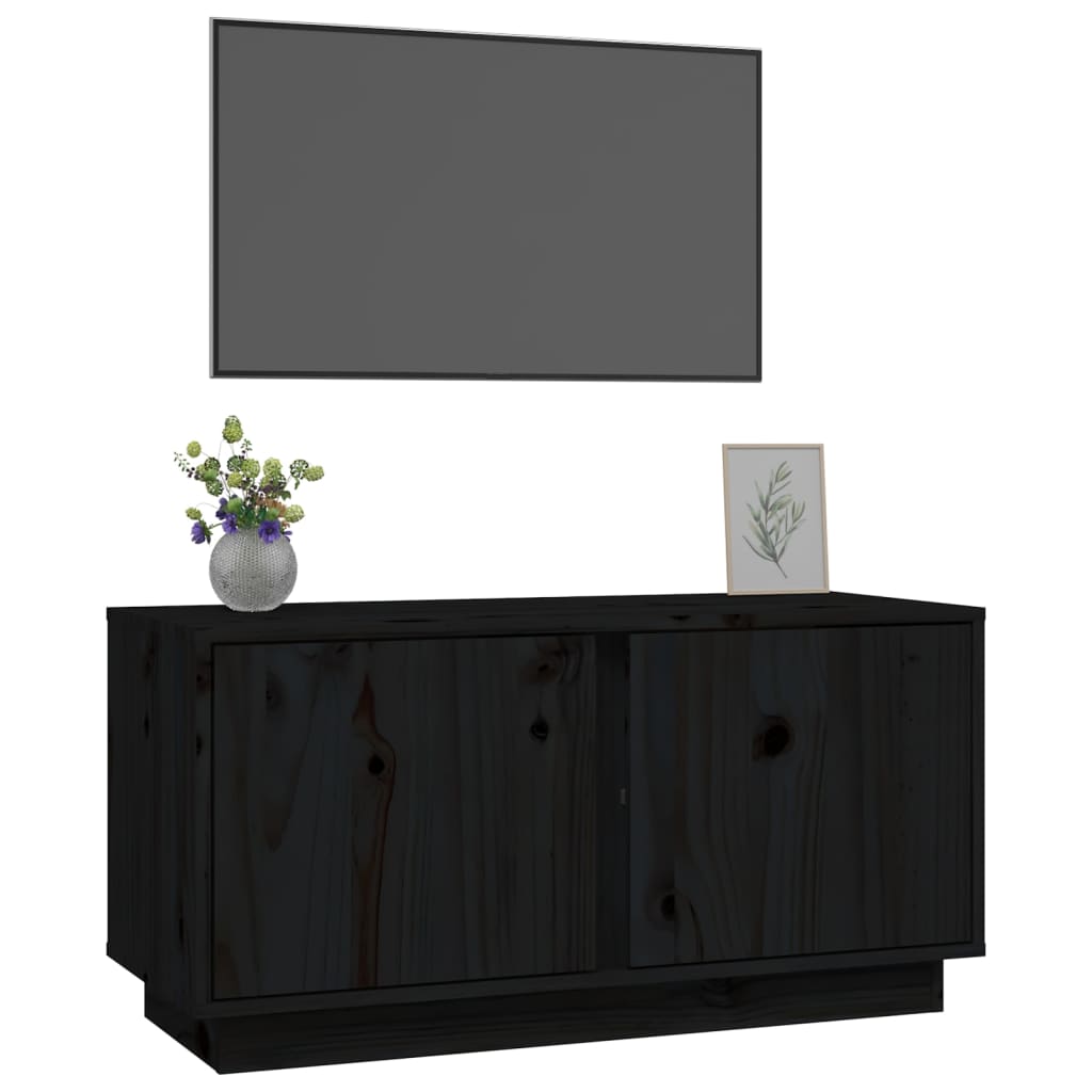 Tv-meubel 80x35x40,5 cm massief grenenhout