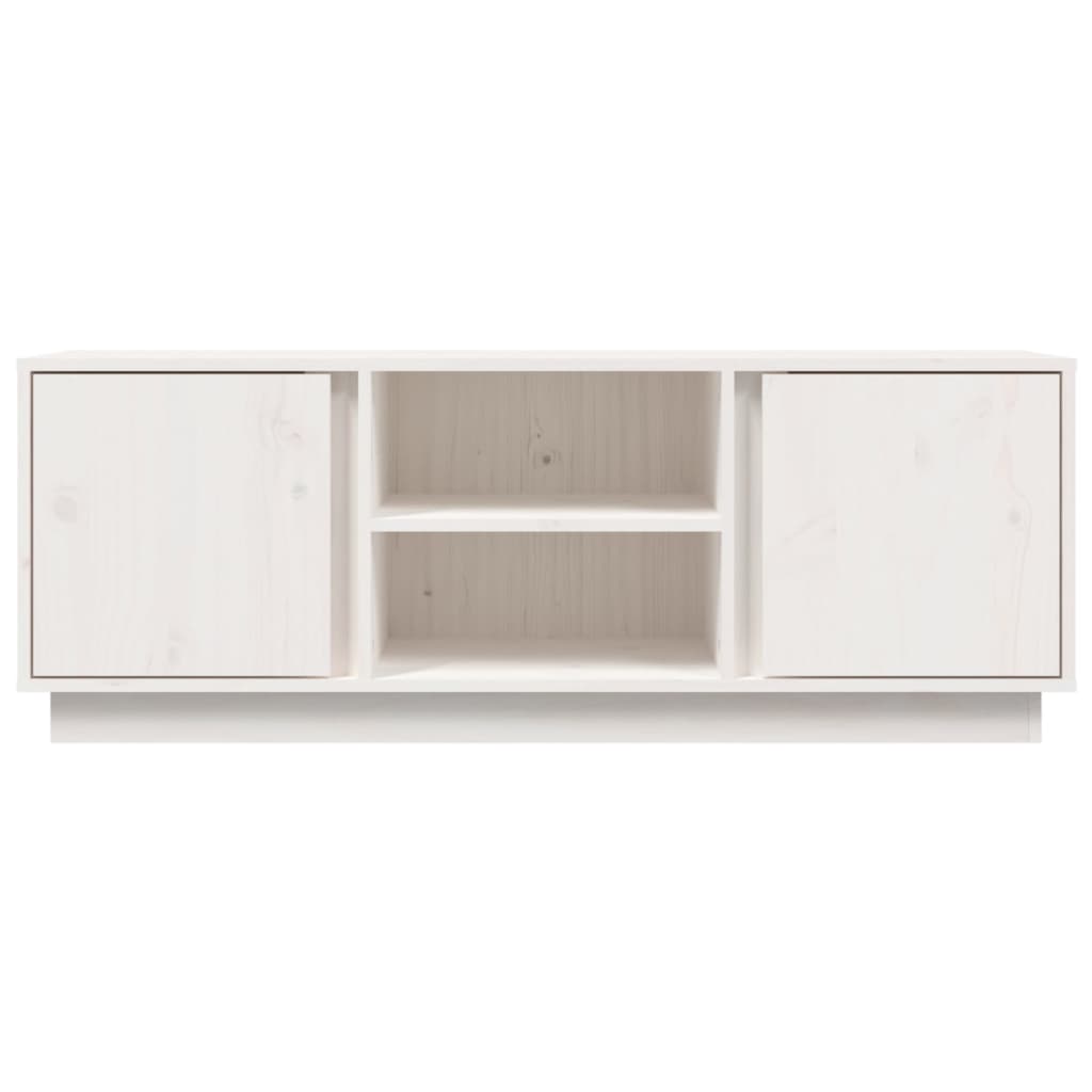 Meuble TV 110x35x40,5 cm en bois de pin massif