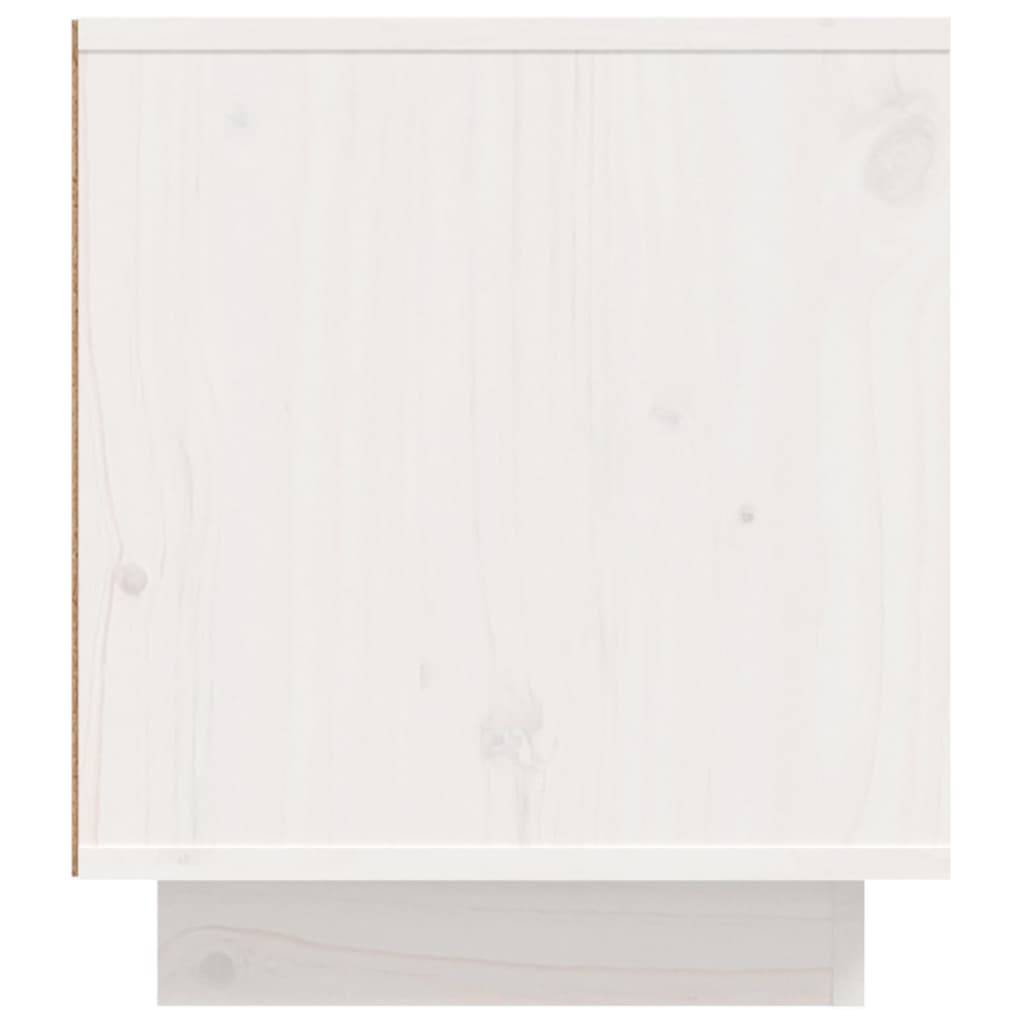 Meuble TV 110x35x40,5 cm en bois de pin massif