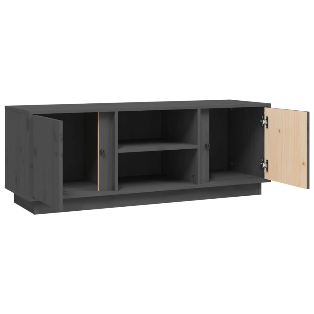 Tv-meubel 110x35x40,5 cm massief grenenhout