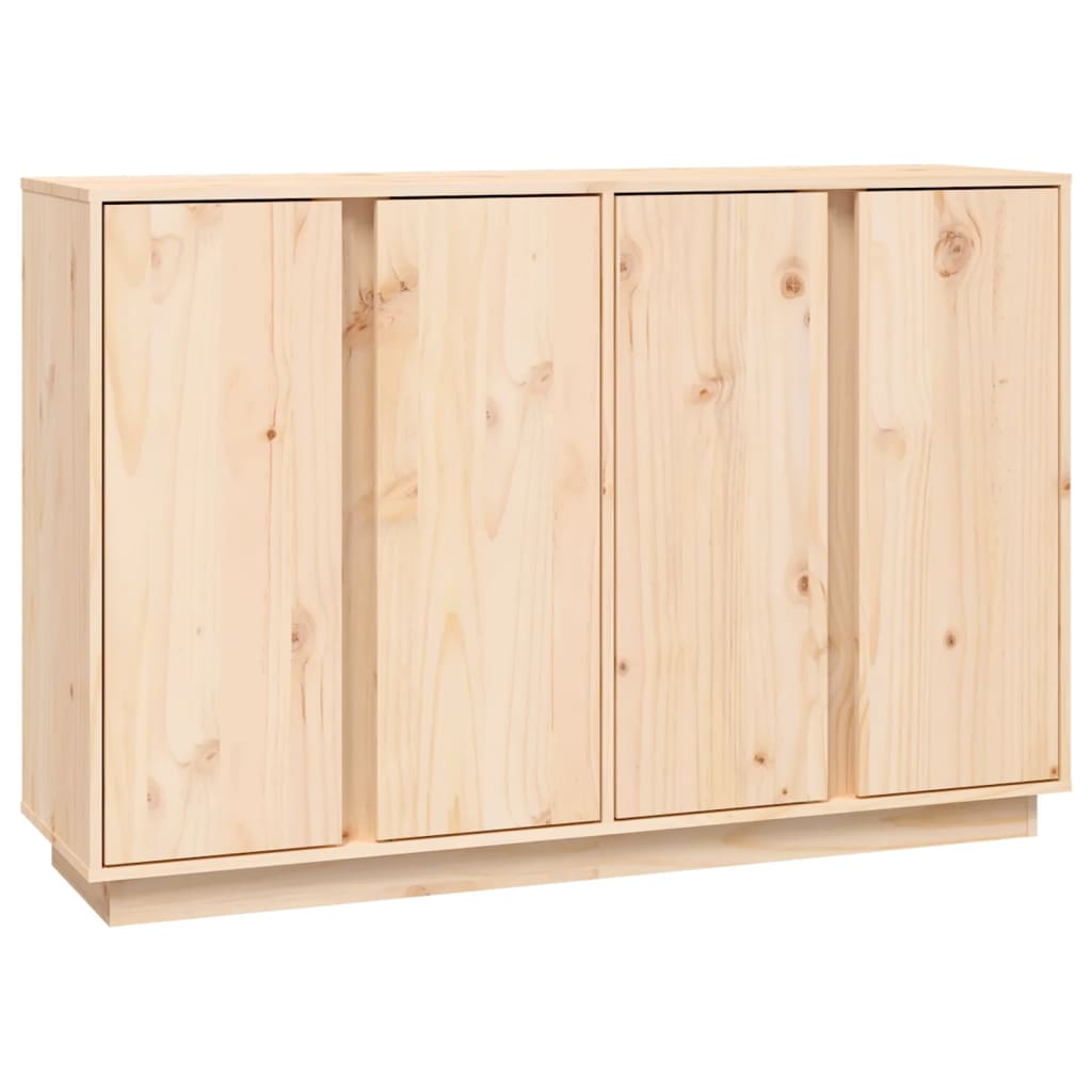 Buffet 120x35x80 cm en bois de pin massif