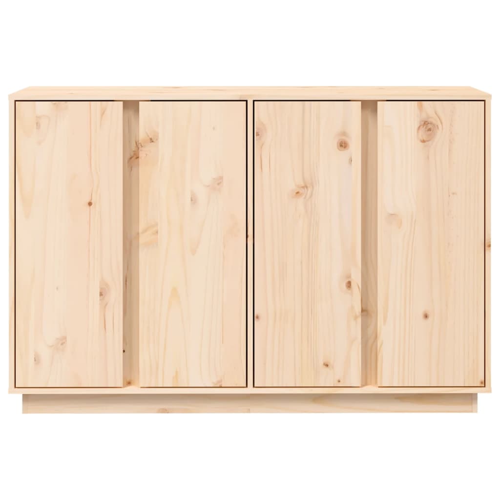 Buffet 120x35x80 cm en bois de pin massif